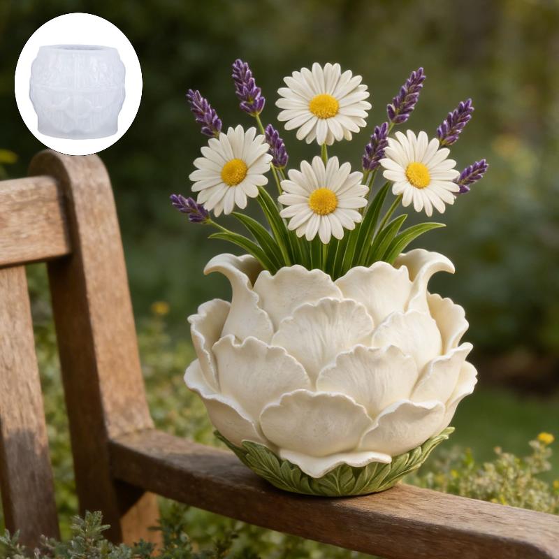 3D Handmade Peony Flower Pot S - огляд і ціна Potsticker Mold