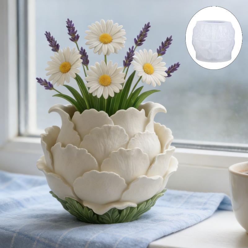 3D Handmade Peony Flower Pot S - огляд і ціна Potsticker Mold