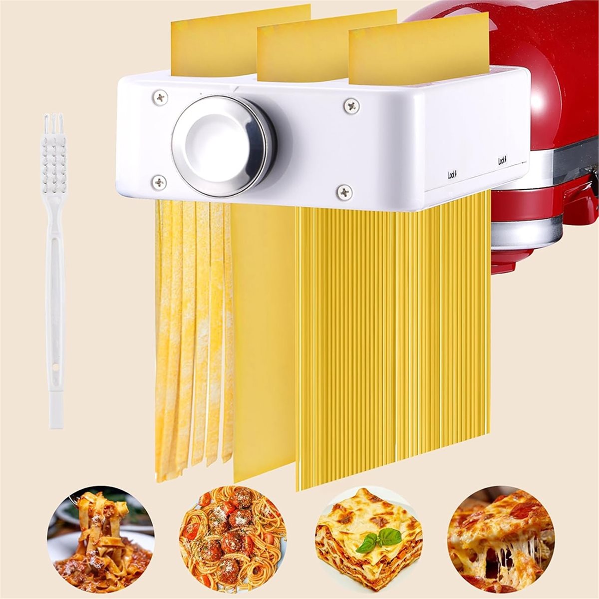 ABSF 3-in-1 Pasta Maker Attach - огляд і ціна Kitchenaid Mixer Hand Mixer